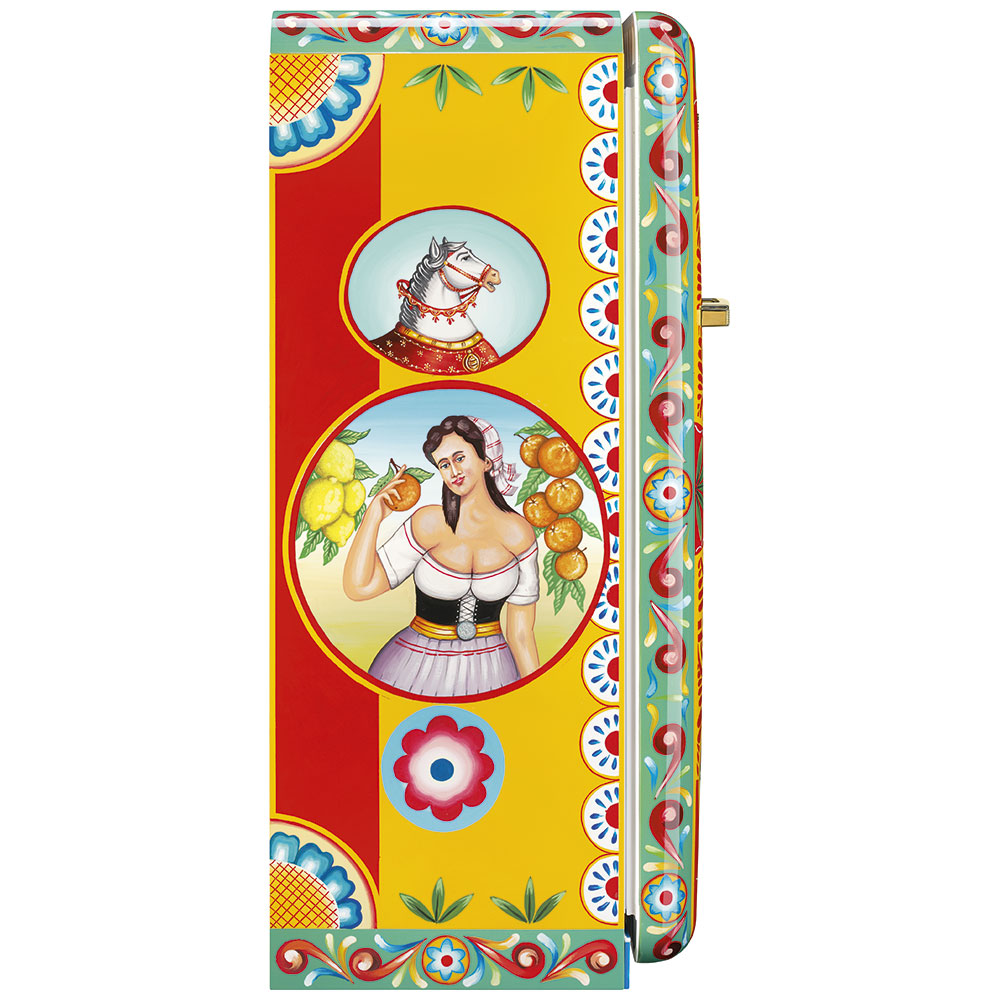Smeg Frigoriferi d’arte/Sanatsal buzdolapları Smeg & Dolce&Gabbana FAB28R-DG FR05YW görsel 3
