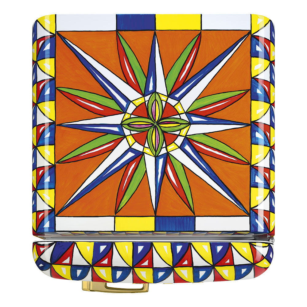 Smeg Frigoriferi d’arte/Sanatsal buzdolapları Smeg & Dolce&Gabbana FAB28R-DG LC01YW görsel 4