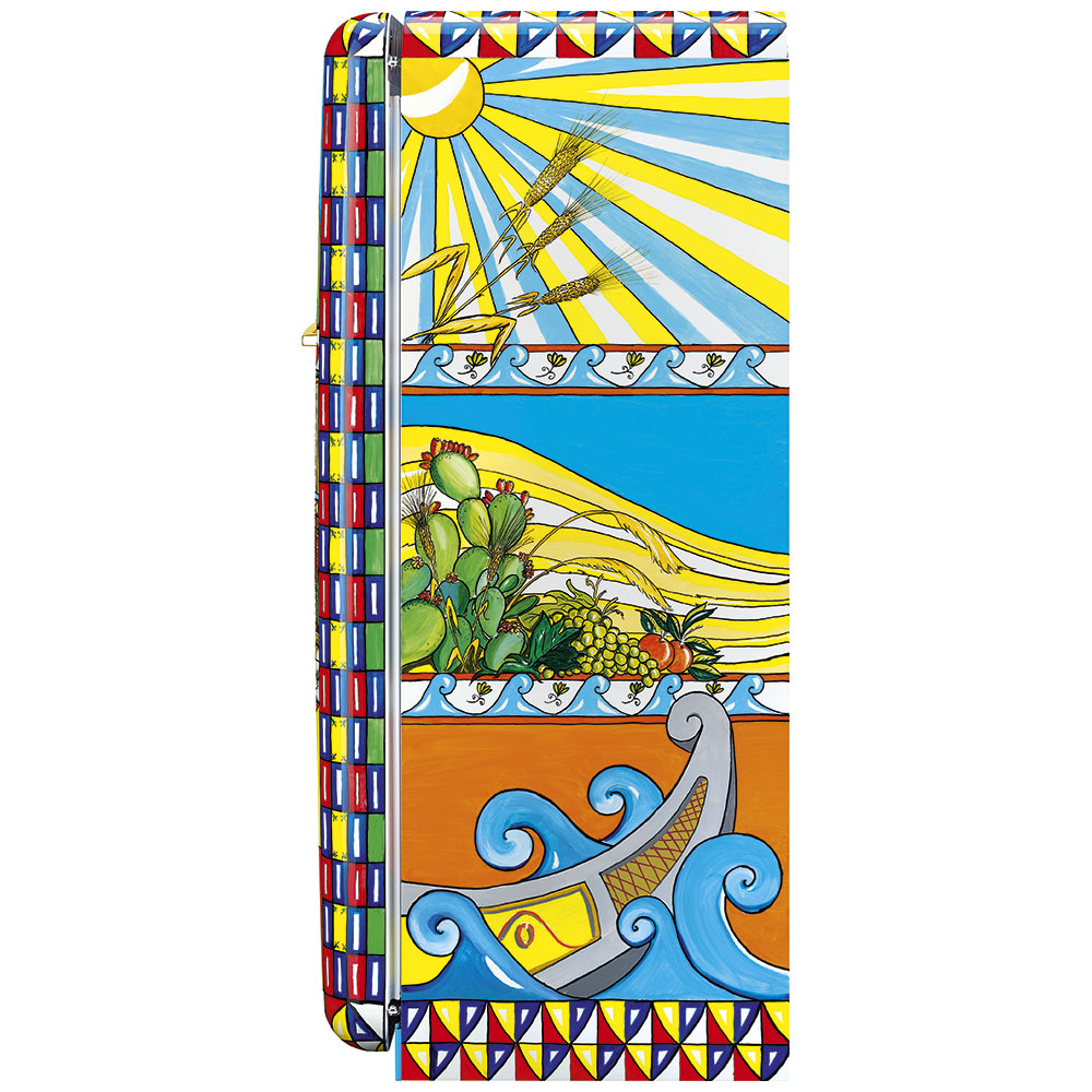 Smeg Frigoriferi d’arte/Sanatsal buzdolapları Smeg & Dolce&Gabbana FAB28R-DG LC01YW görsel 3