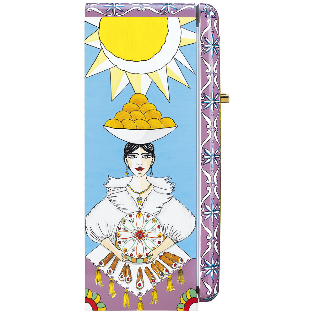 Smeg Frigoriferi d’arte/Sanatsal buzdolapları Smeg & Dolce&Gabbana FAB28R-DG LC08LL görsel 2