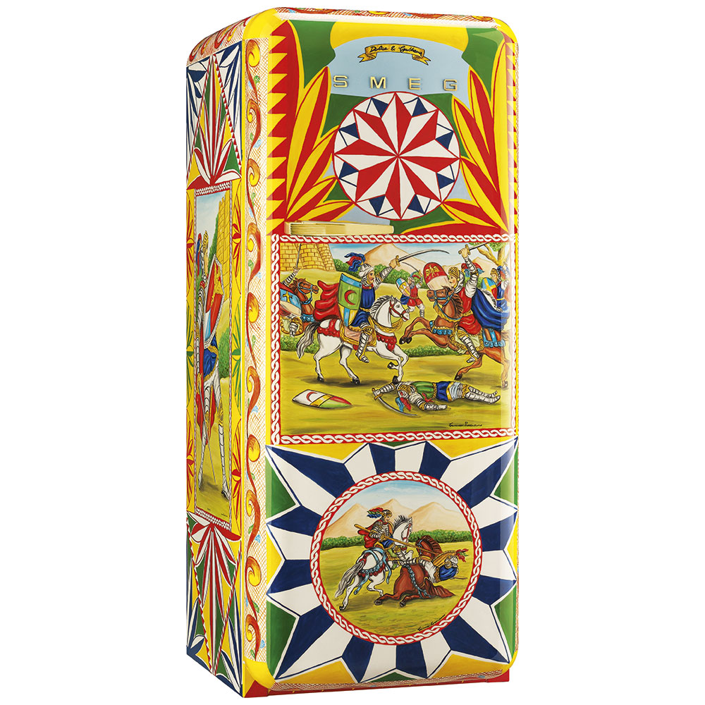 Smeg Frigoriferi d’arte/Sanatsal buzdolapları Smeg & Dolce&Gabbana FAB28R-DG PR01YW görsel 2
