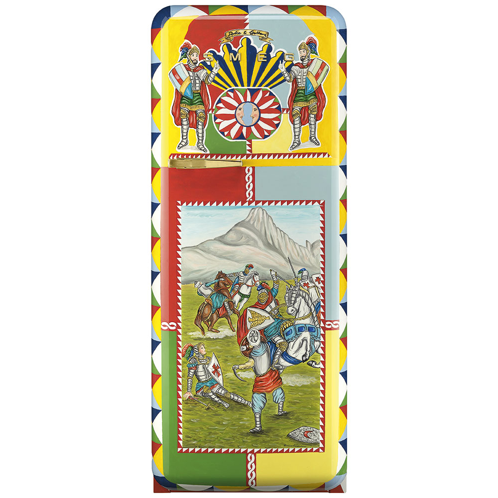 Smeg Frigoriferi d’arte/Sanatsal buzdolapları Smeg & Dolce&Gabbana FAB28R-DG PR02YW