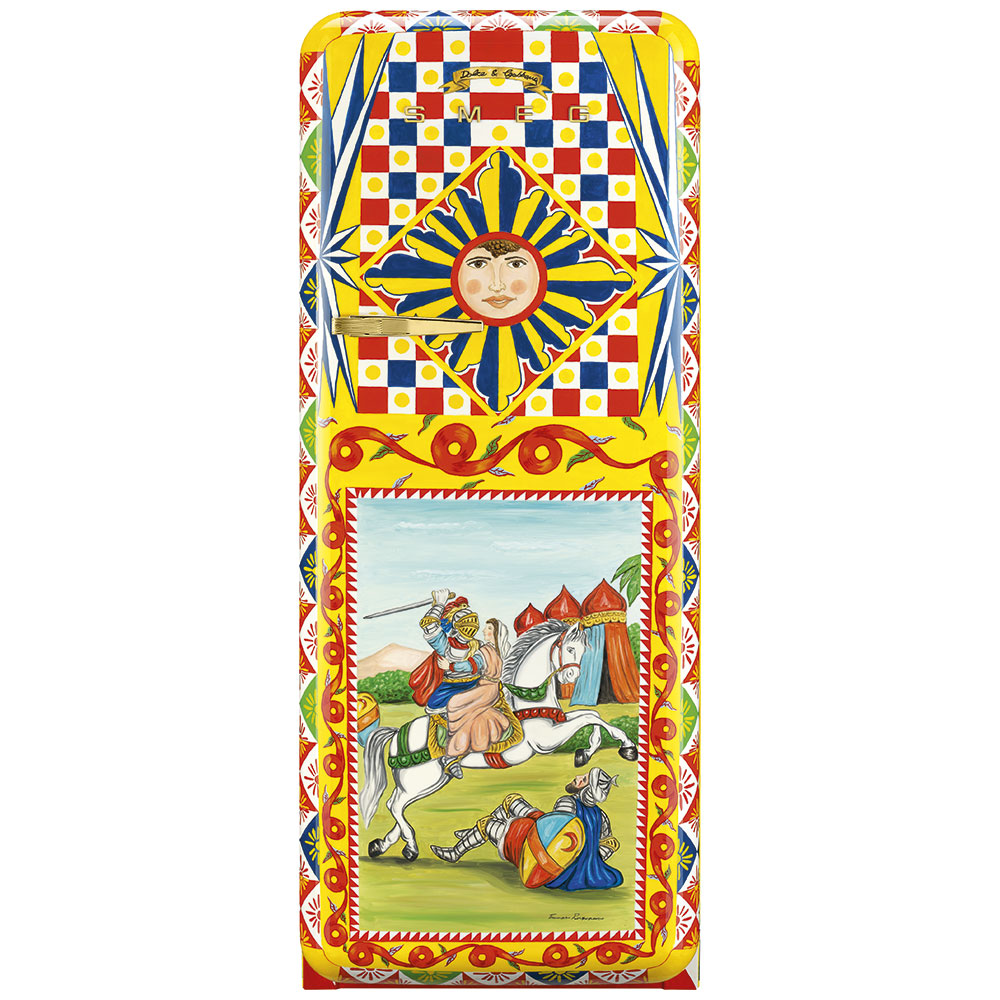 Smeg Frigoriferi d’arte/Sanatsal buzdolapları Smeg & Dolce&Gabbana FAB28R-DG PR03YW