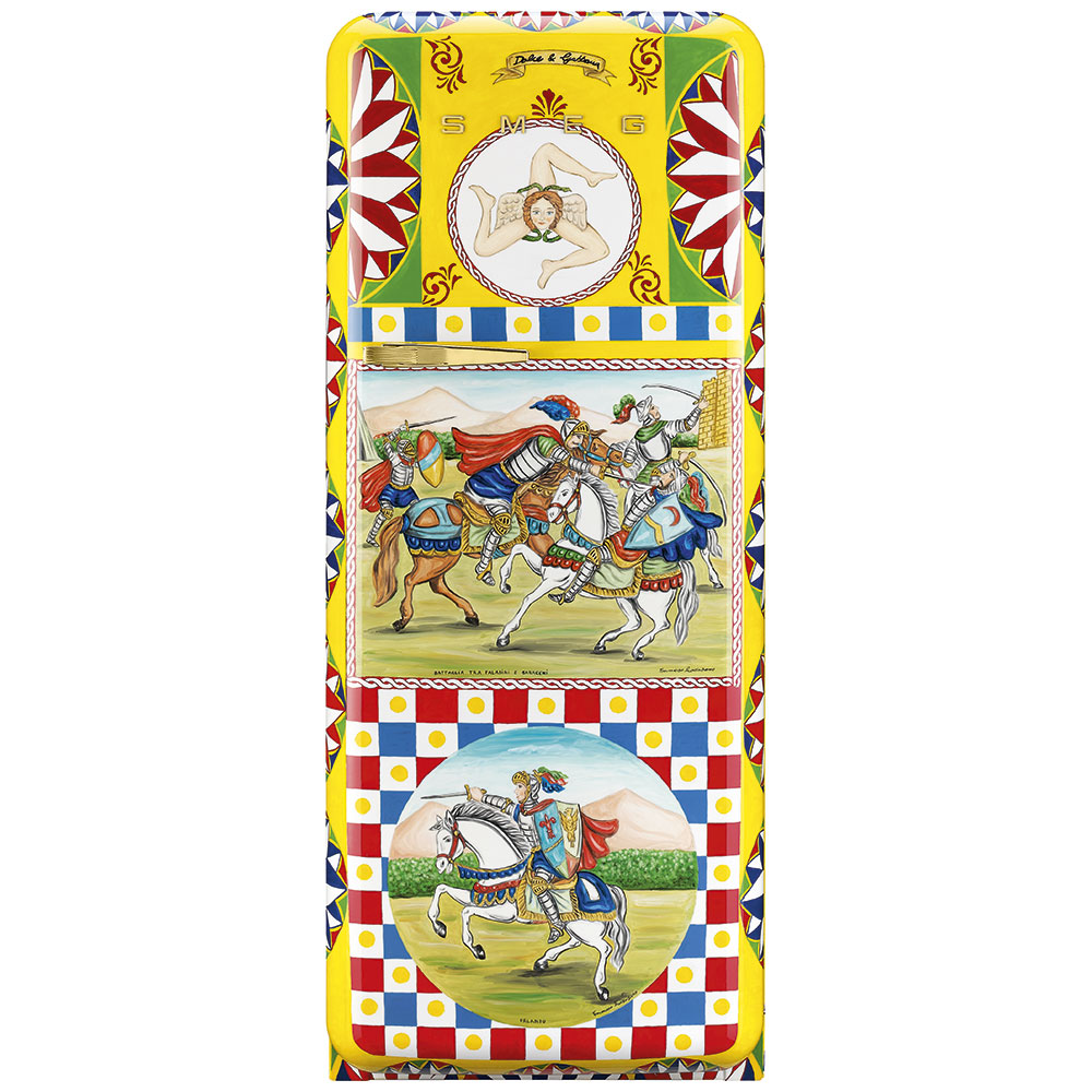 Smeg Frigoriferi d’arte/Sanatsal buzdolapları Smeg & Dolce&Gabbana FAB28R-DG PR04YW