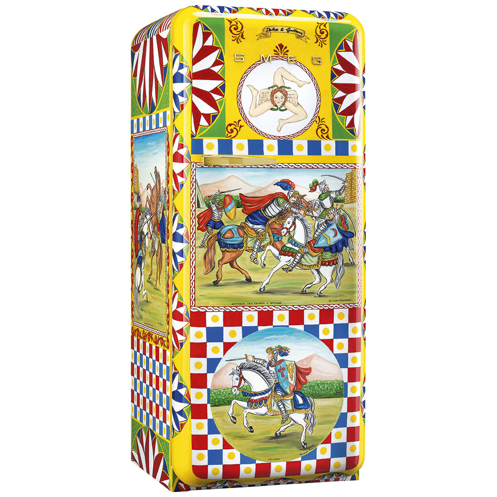 Smeg Frigoriferi d’arte/Sanatsal buzdolapları Smeg & Dolce&Gabbana FAB28R-DG PR04YW görsel 2