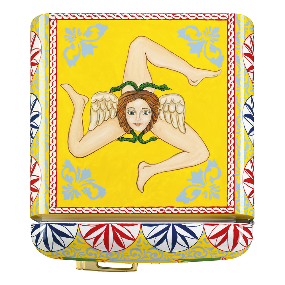 Smeg Frigoriferi d’arte/Sanatsal buzdolapları Smeg & Dolce&Gabbana FAB28R-DG PR05YW görsel 4