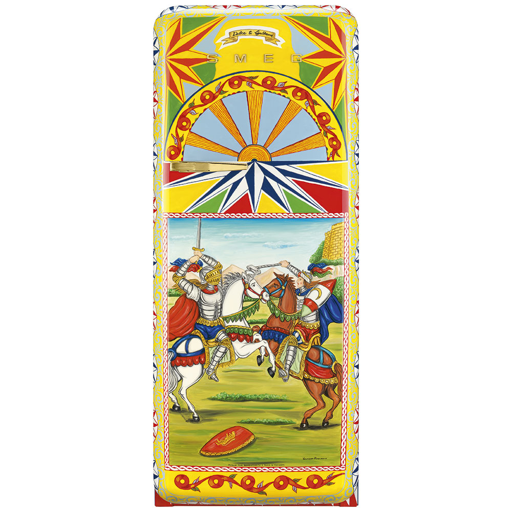 Smeg Frigoriferi d’arte/Sanatsal buzdolapları Smeg & Dolce&Gabbana FAB28R-DG PR05YW