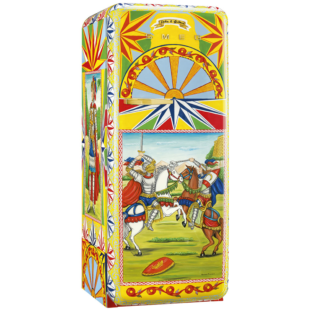 Smeg Frigoriferi d’arte/Sanatsal buzdolapları Smeg & Dolce&Gabbana FAB28R-DG PR05YW görsel 2