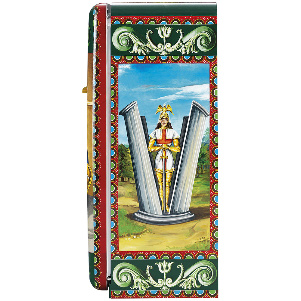 Smeg Frigoriferi d’arte/Sanatsal buzdolapları Smeg & Dolce&Gabbana FAB28R-DG PT01GN görsel 2