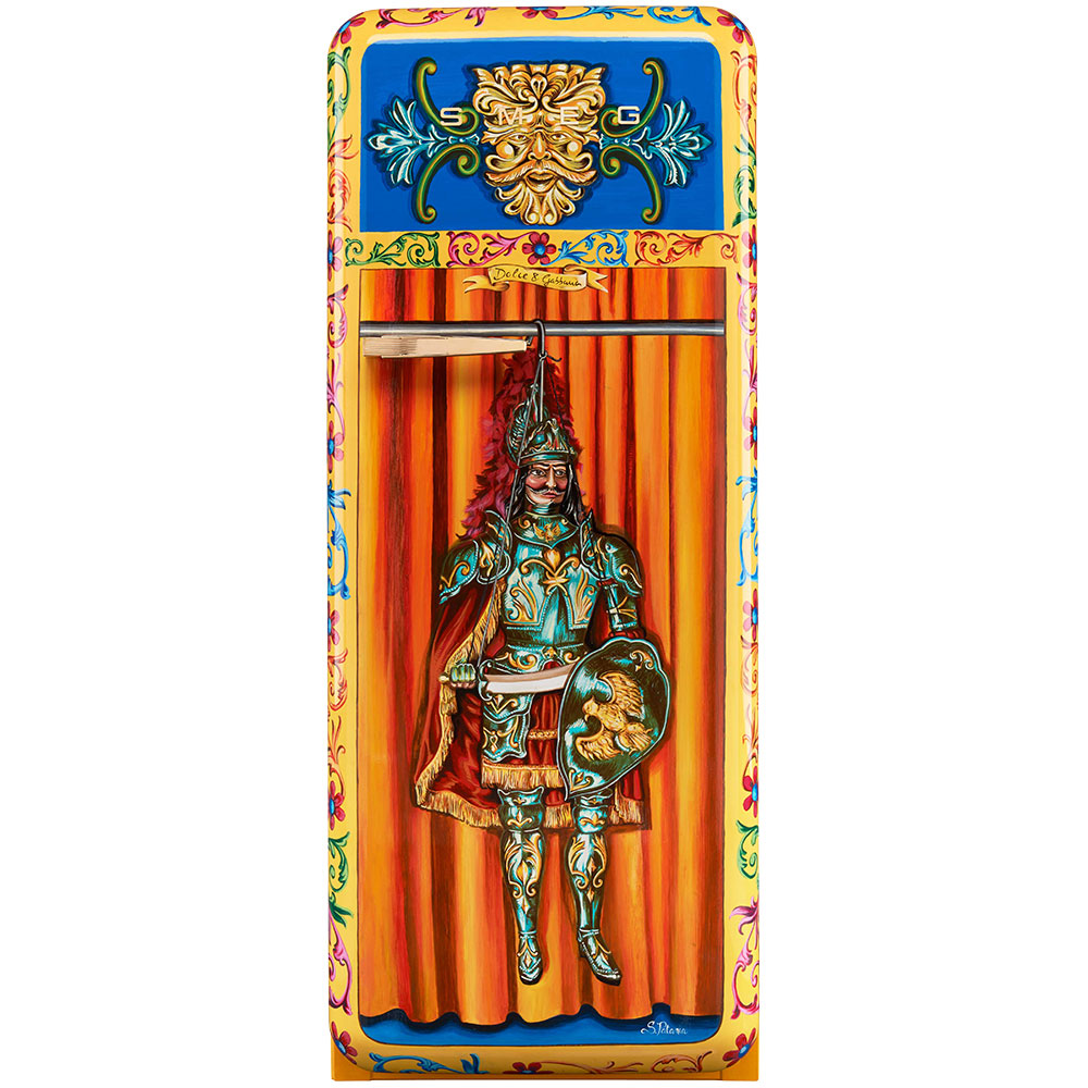 Smeg Frigoriferi d’arte/Sanatsal buzdolapları Smeg & Dolce&Gabbana FAB28R-DG PT03YW