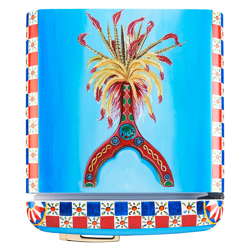 Smeg Frigoriferi d’arte/Sanatsal buzdolapları Smeg & Dolce&Gabbana FAB28R-DG PT05AZ görsel 3