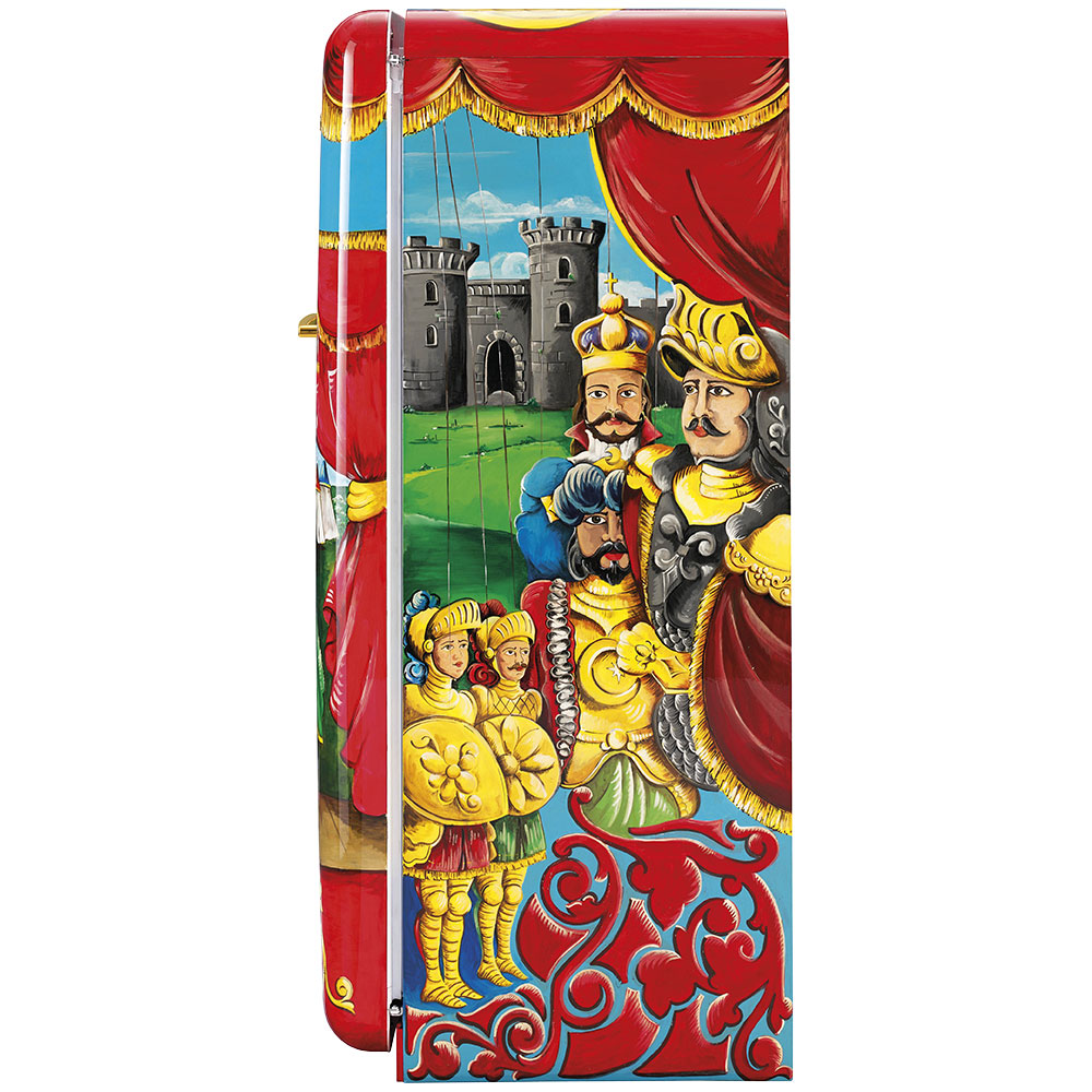 Smeg Frigoriferi d’arte/Sanatsal buzdolapları Smeg & Dolce&Gabbana FAB28R-DG PT06RD görsel 2