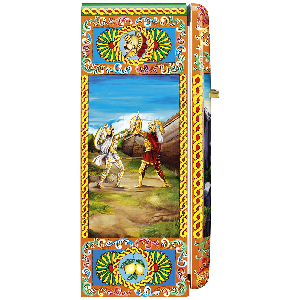 Smeg Frigoriferi d’arte/Sanatsal buzdolapları Smeg & Dolce&Gabbana FAB28R-DG PT10RD görsel 3