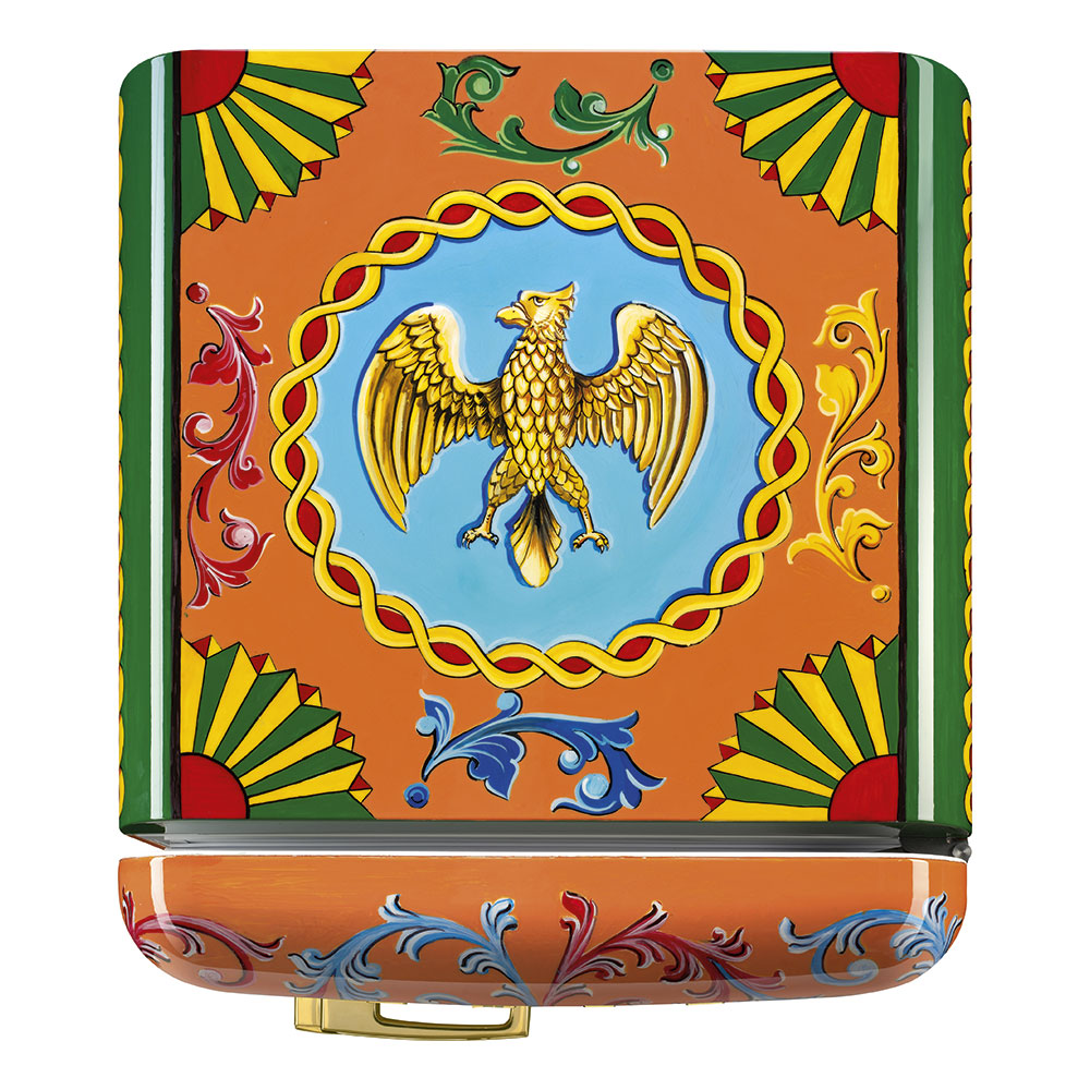 Smeg Frigoriferi d’arte/Sanatsal buzdolapları Smeg & Dolce&Gabbana FAB28R-DG PT10RD görsel 5
