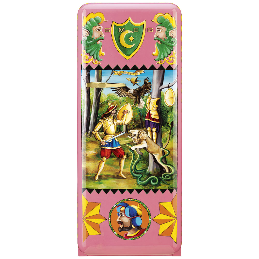 Smeg Frigoriferi d’arte/Sanatsal buzdolapları Smeg & Dolce&Gabbana FAB28R-DG PT11PK