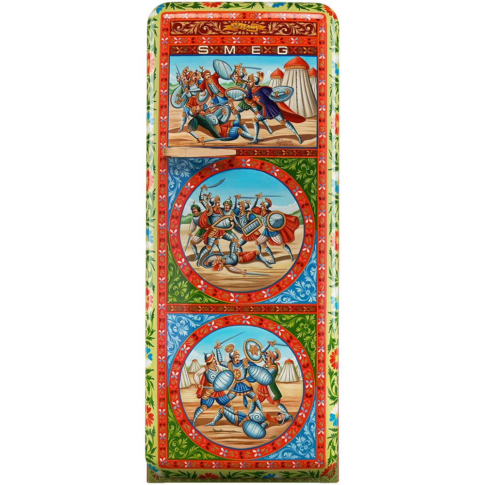 Smeg Frigoriferi d’arte/Sanatsal buzdolapları Smeg & Dolce&Gabbana FAB28R-DG SP02RD