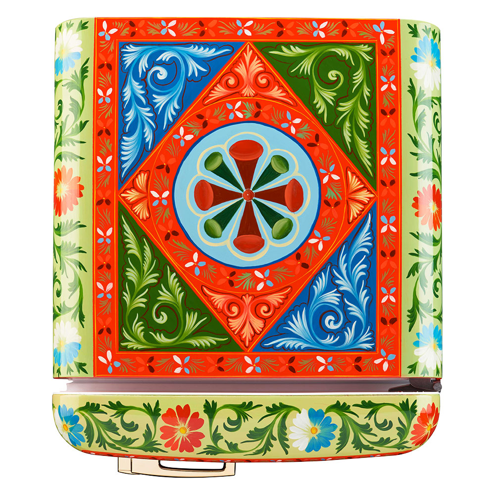 Smeg Frigoriferi d’arte/Sanatsal buzdolapları Smeg & Dolce&Gabbana FAB28R-DG SP02RD görsel 3