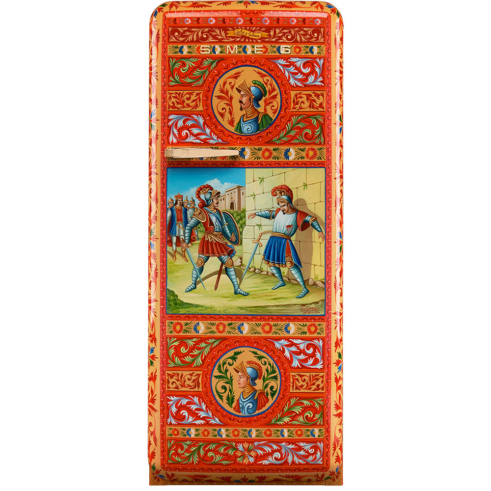 Smeg Frigoriferi d’arte/Sanatsal buzdolapları Smeg & Dolce&Gabbana FAB28R-DG SP03RD