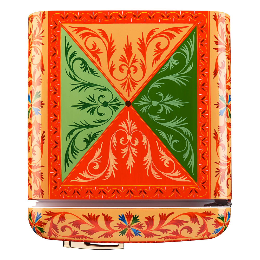Smeg Frigoriferi d’arte/Sanatsal buzdolapları Smeg & Dolce&Gabbana FAB28R-DG SP03RD görsel 4