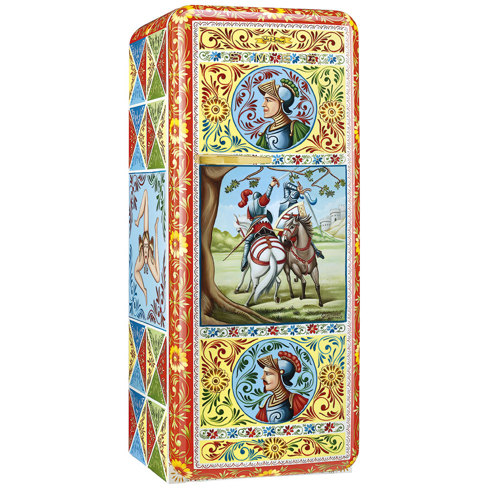 Smeg Frigoriferi d’arte/Sanatsal buzdolapları Smeg & Dolce&Gabbana FAB28R-DG SP07OR görsel 2