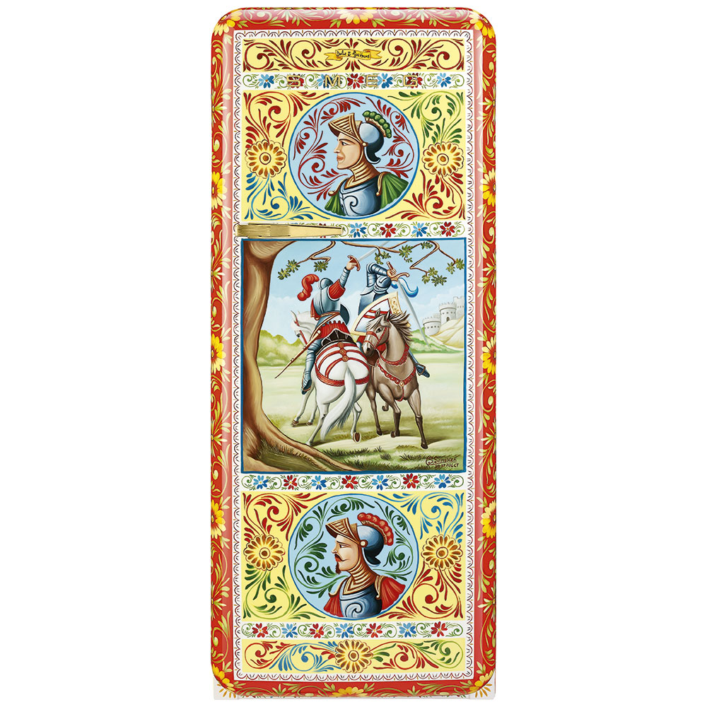 Smeg Frigoriferi d’arte/Sanatsal buzdolapları Smeg & Dolce&Gabbana FAB28R-DG SP07OR