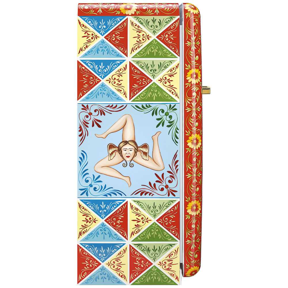 Smeg Frigoriferi d’arte/Sanatsal buzdolapları Smeg & Dolce&Gabbana FAB28R-DG SP07OR görsel 3