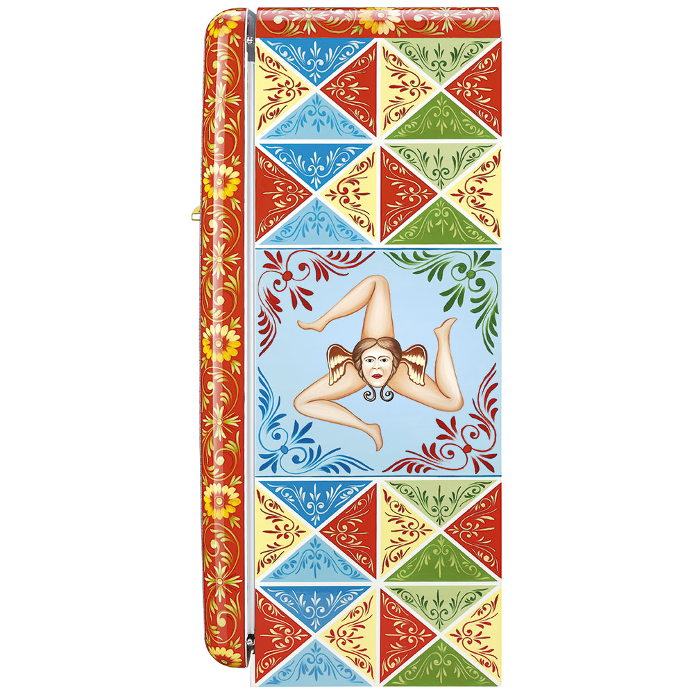 Smeg Frigoriferi d’arte/Sanatsal buzdolapları Smeg & Dolce&Gabbana FAB28R-DG SP07OR görsel 4