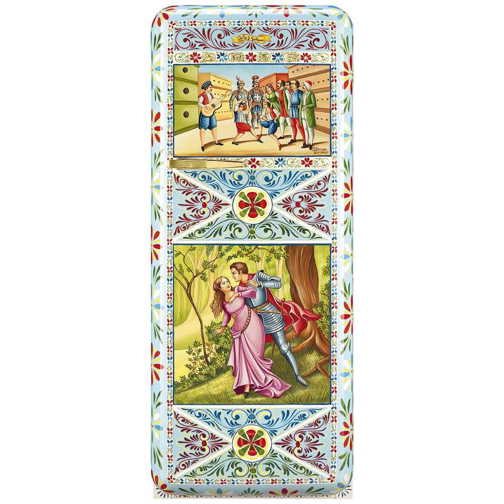 Smeg Frigoriferi d’arte/Sanatsal buzdolapları Smeg & Dolce&Gabbana FAB28R-DG SP09PB