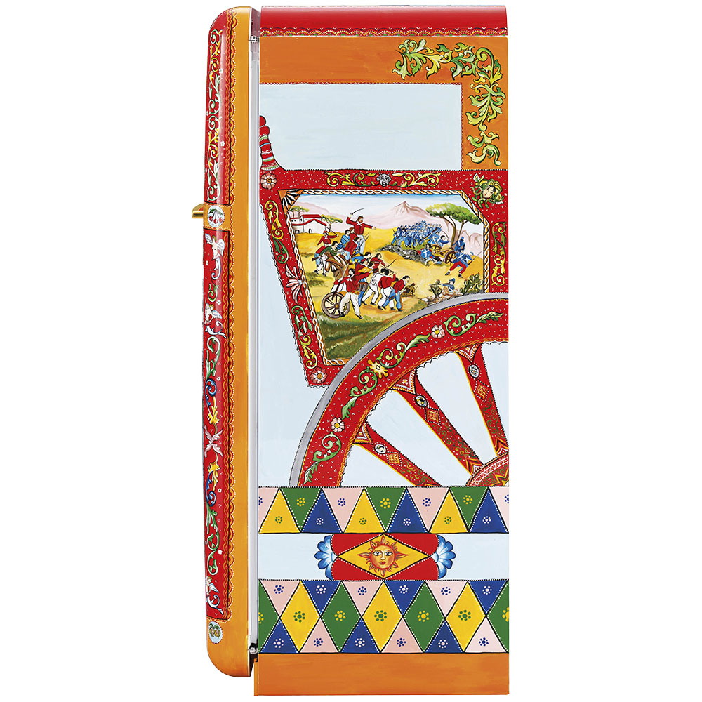 Smeg Frigoriferi d’arte/Sanatsal buzdolapları Smeg & Dolce&Gabbana FAB28R-DG TZ01OR görsel 2