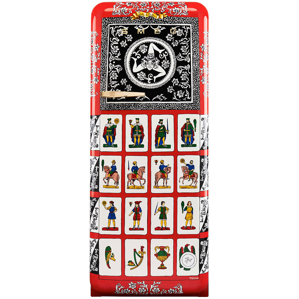 Smeg Frigoriferi d’arte/Sanatsal buzdolapları Smeg & Dolce&Gabbana FAB28R-DG TZ03RD