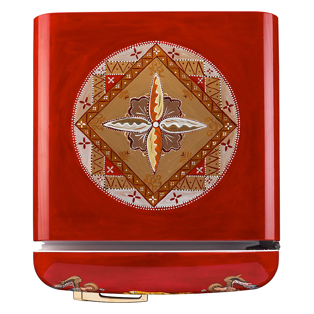 Smeg Frigoriferi d’arte/Sanatsal buzdolapları Smeg & Dolce&Gabbana FAB28R-DG TZ04RD görsel 4
