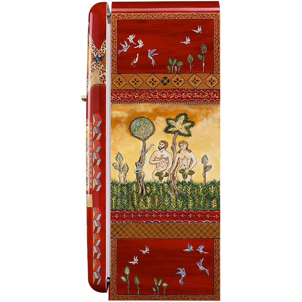 Smeg Frigoriferi d’arte/Sanatsal buzdolapları Smeg & Dolce&Gabbana FAB28R-DG TZ04RD görsel 3