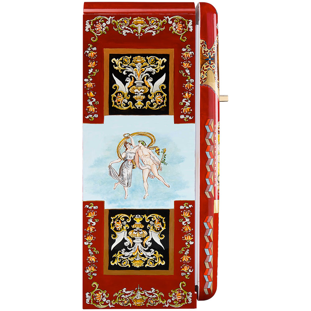 Smeg Frigoriferi d’arte/Sanatsal buzdolapları Smeg & Dolce&Gabbana FAB28R-DG TZ04RD görsel 2