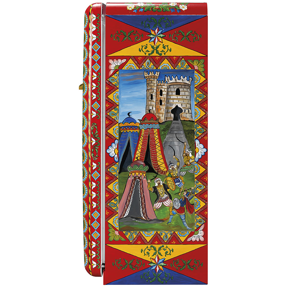 Smeg Frigoriferi d’arte/Sanatsal buzdolapları Smeg & Dolce&Gabbana FAB28R-DG TZ07RD görsel 2