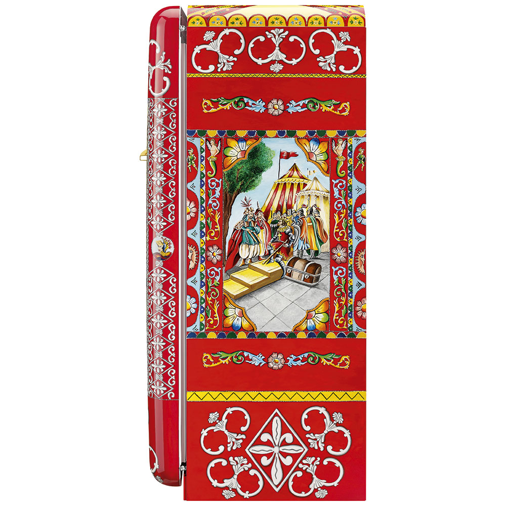Smeg Frigoriferi d’arte/Sanatsal buzdolapları Smeg & Dolce&Gabbana FAB28R-DG TZ09RD görsel 3