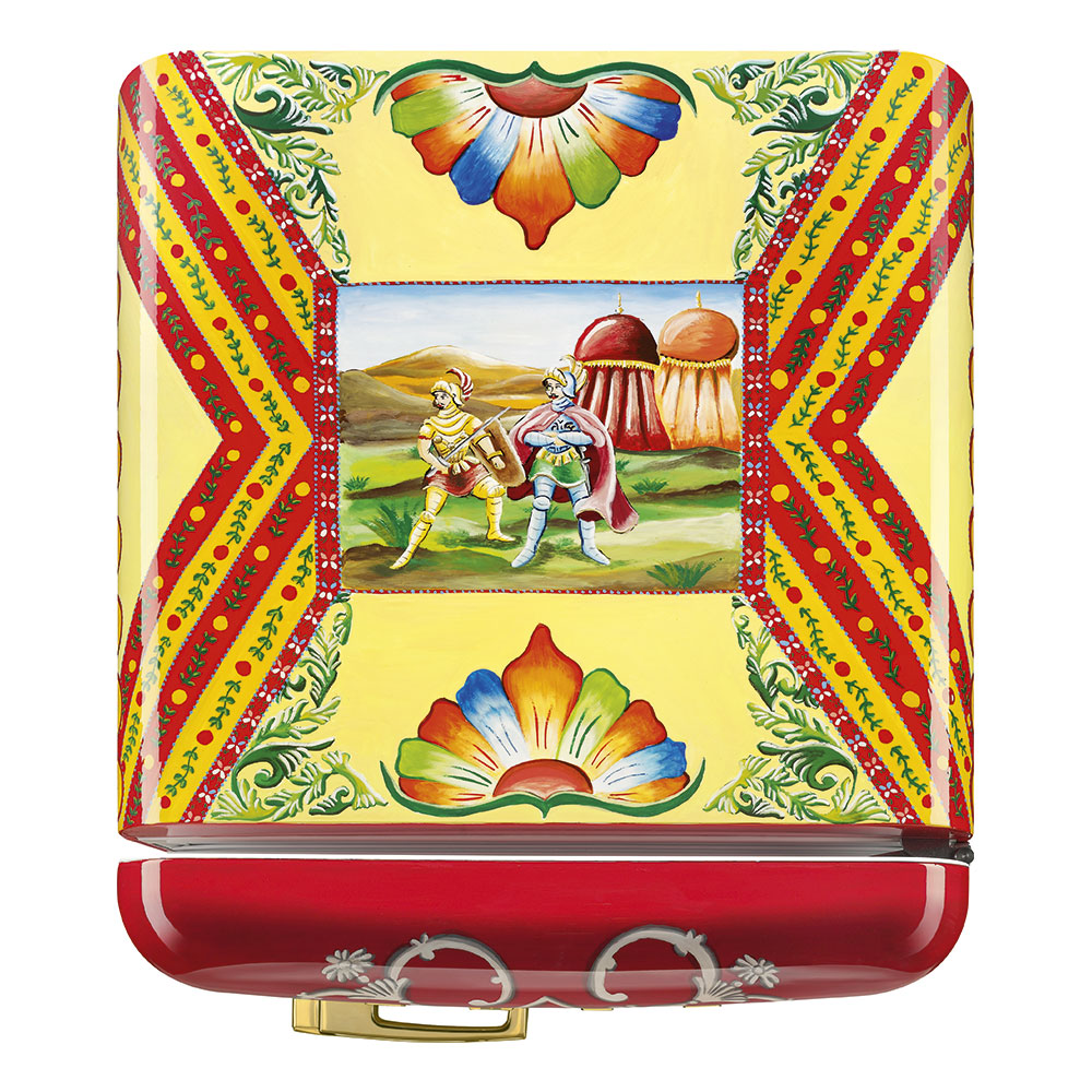 Smeg Frigoriferi d’arte/Sanatsal buzdolapları Smeg & Dolce&Gabbana FAB28R-DG TZ09RD görsel 4