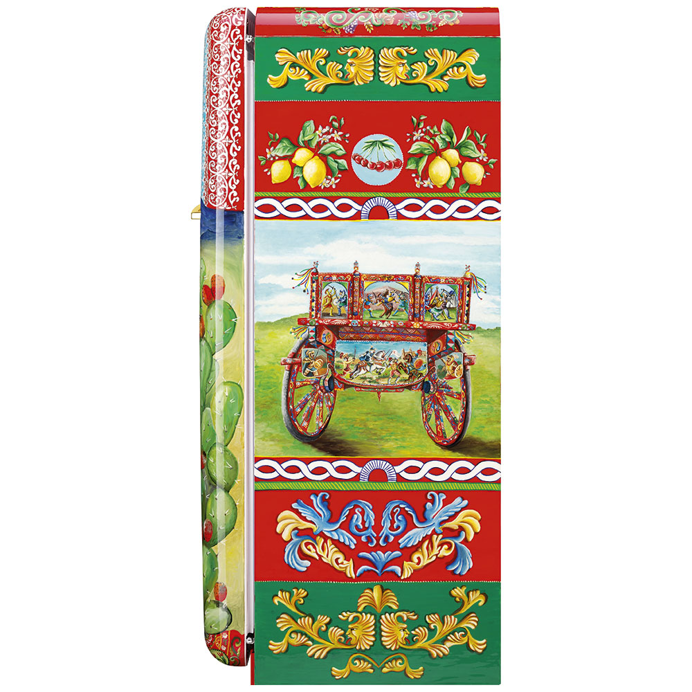Smeg Frigoriferi d’arte/Sanatsal buzdolapları Smeg & Dolce&Gabbana FAB28R-DG TZ10RD görsel 3
