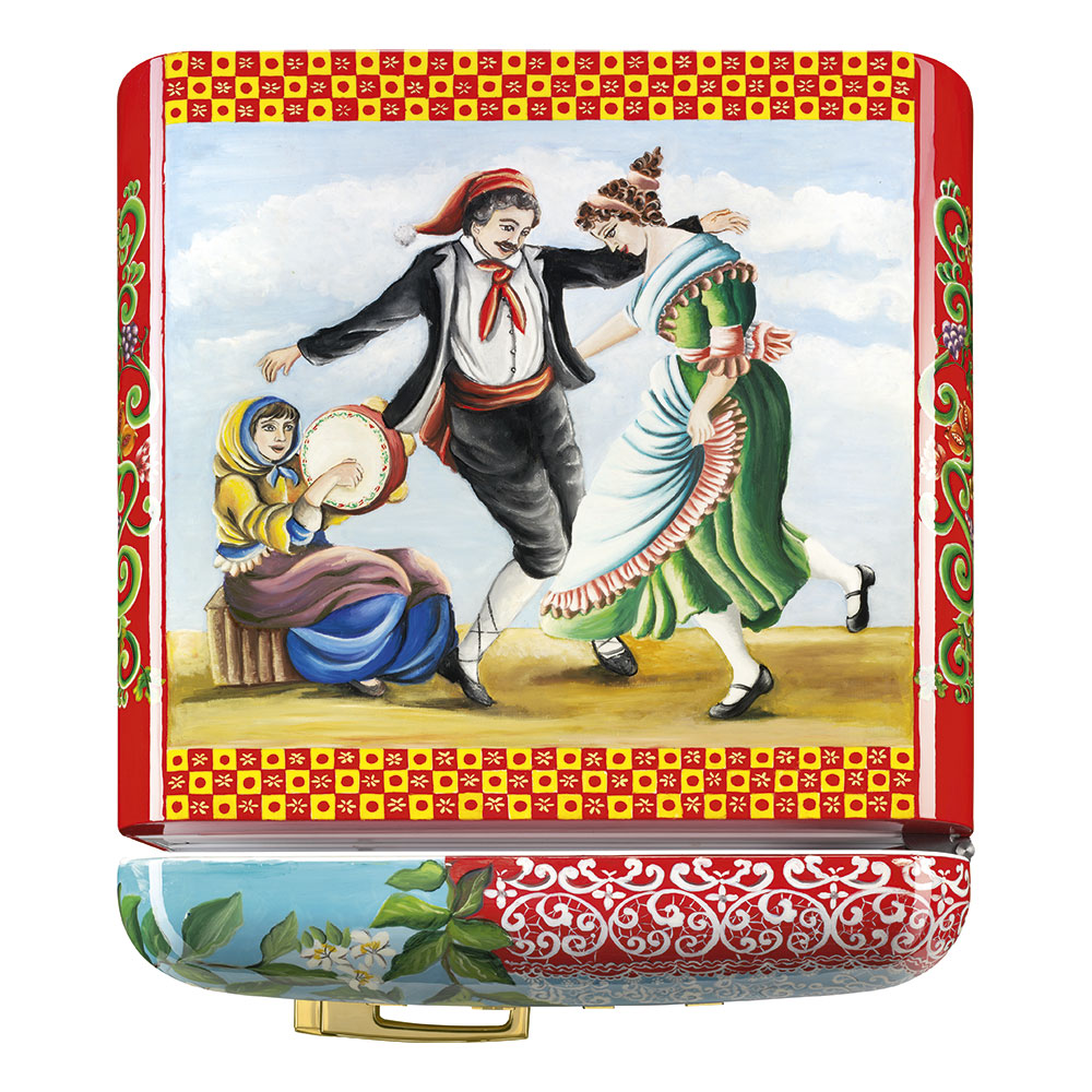 Smeg Frigoriferi d’arte/Sanatsal buzdolapları Smeg & Dolce&Gabbana FAB28R-DG TZ10RD görsel 4