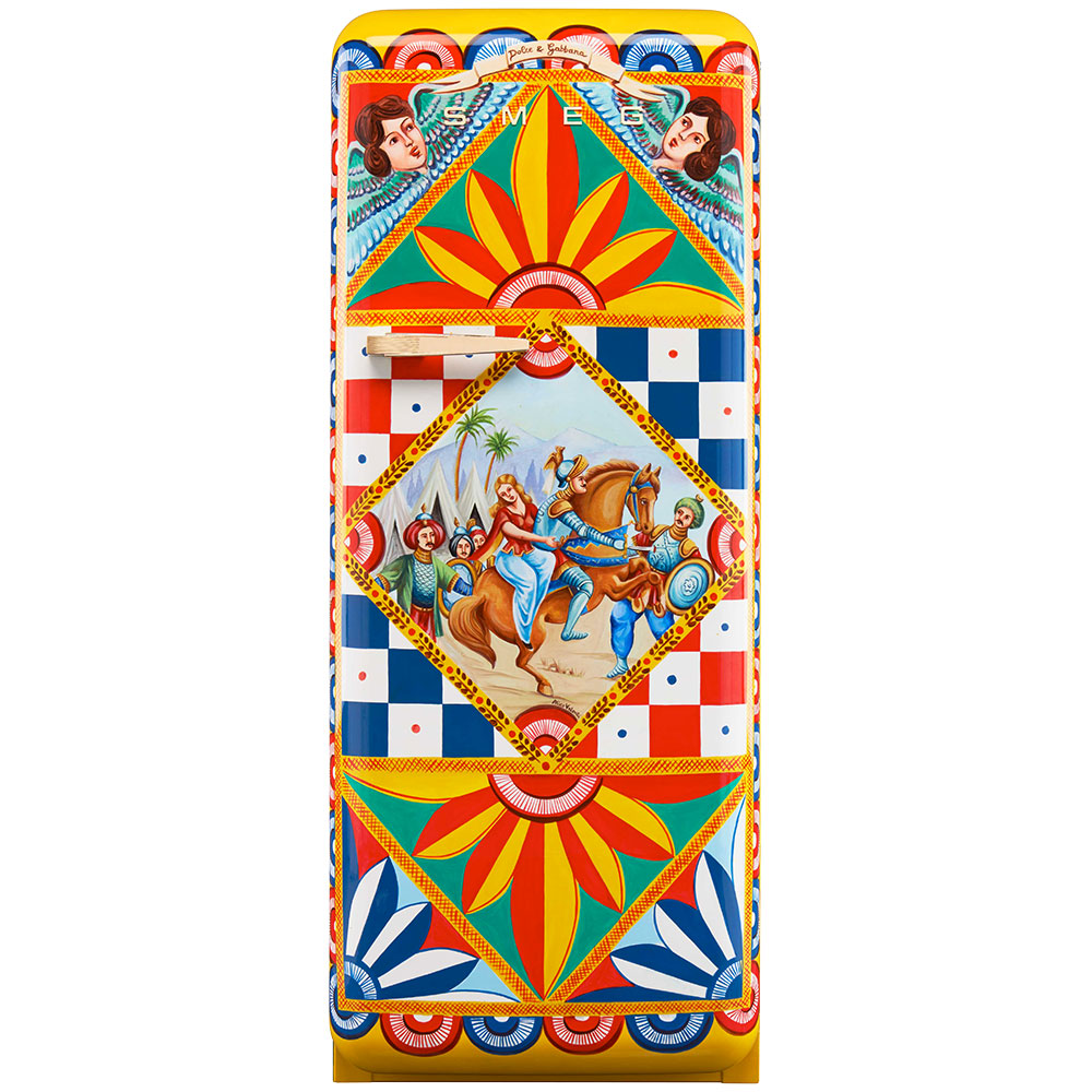 Smeg Frigoriferi d’arte/Sanatsal buzdolapları Smeg & Dolce&Gabbana FAB28R-DG VN01YW