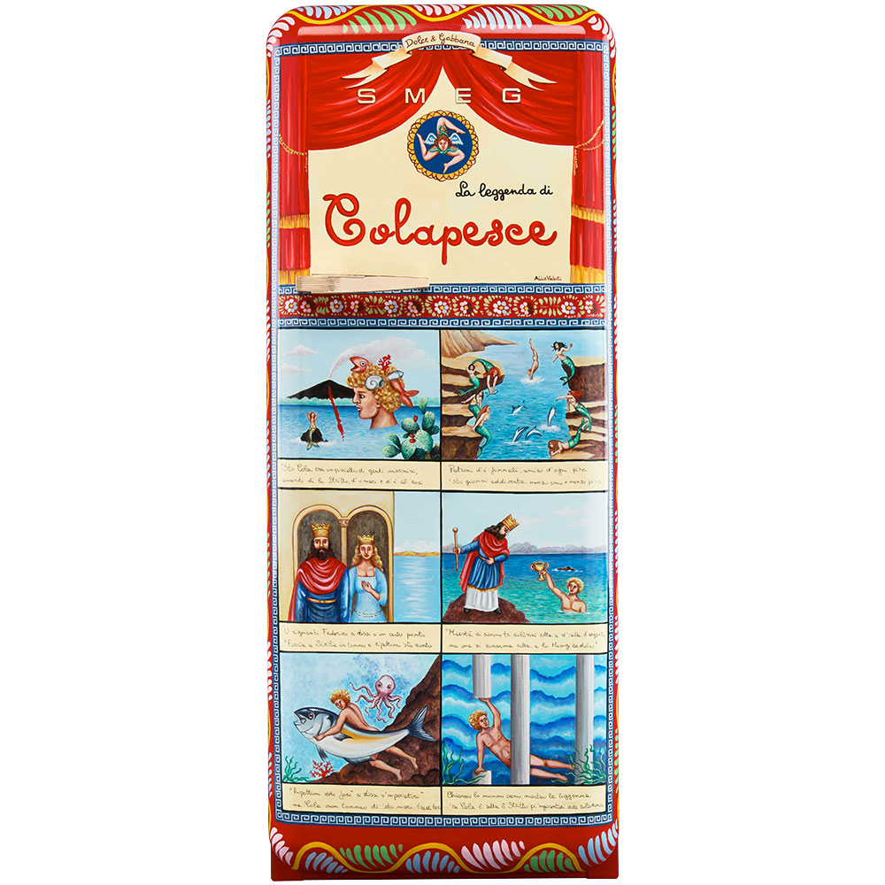 Smeg Frigoriferi d’arte/Sanatsal buzdolapları Smeg & Dolce&Gabbana FAB28R-DG VN03RD