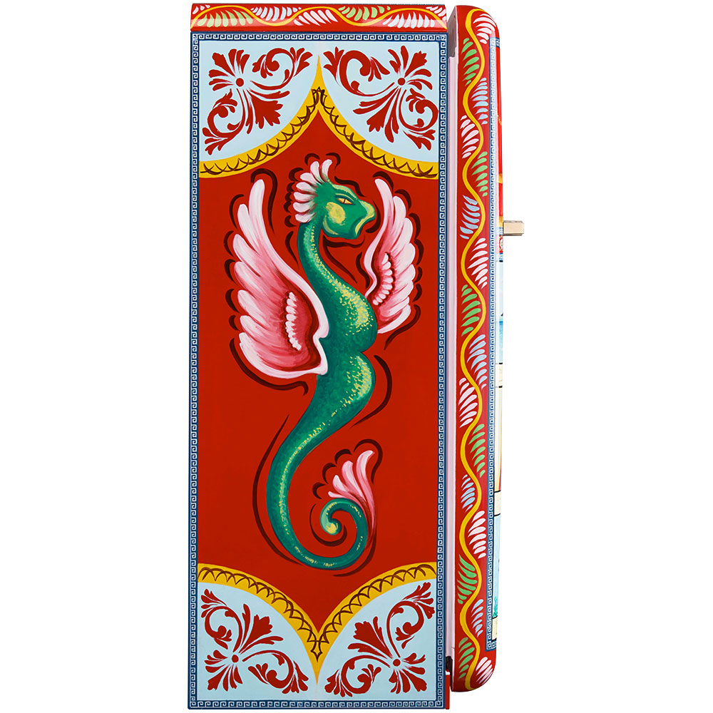 Smeg Frigoriferi d’arte/Sanatsal buzdolapları Smeg & Dolce&Gabbana FAB28R-DG VN03RD görsel 2