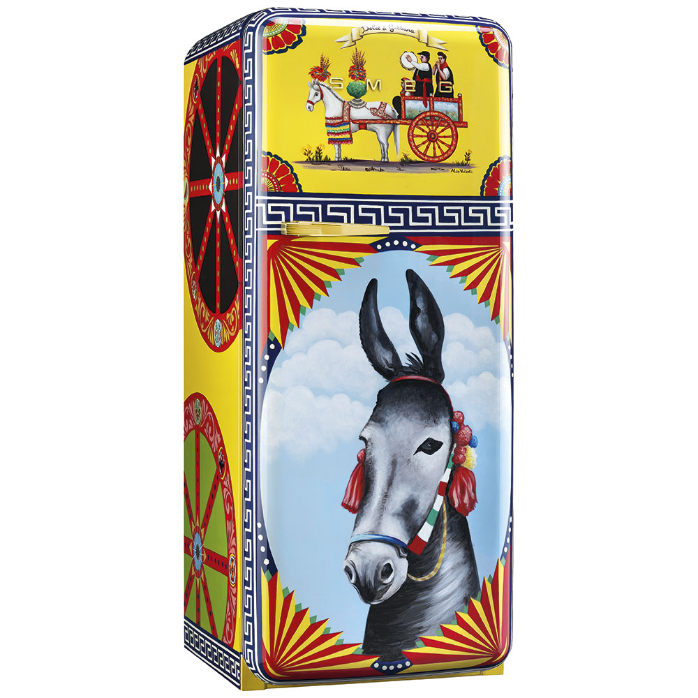 Smeg Frigoriferi d’arte/Sanatsal buzdolapları Smeg & Dolce&Gabbana FAB28R-DG VN04YW görsel 2