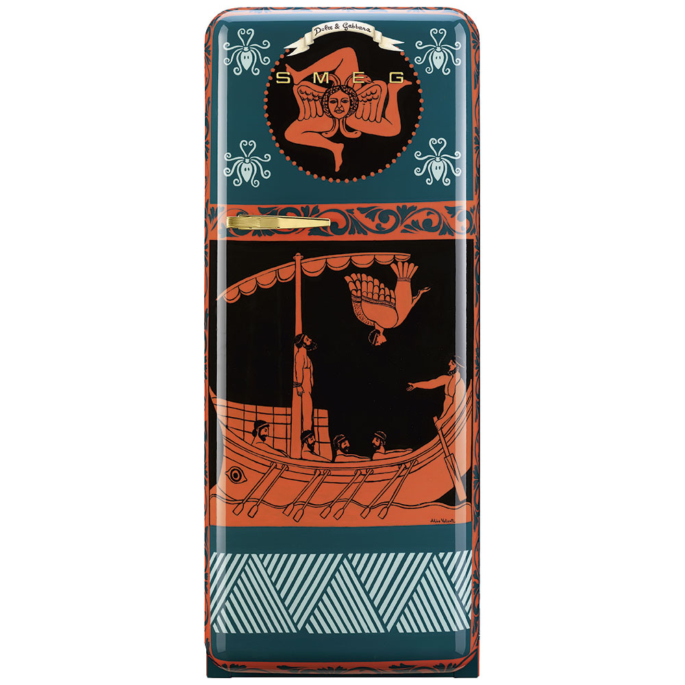 Smeg Frigoriferi d’arte/Sanatsal buzdolapları Smeg & Dolce&Gabbana FAB28R-DG VN06OR