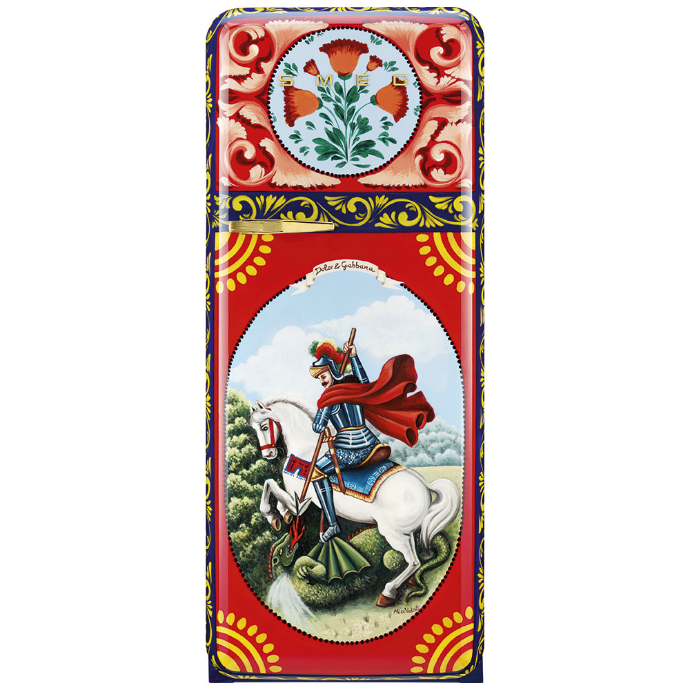 Smeg Frigoriferi d’arte/Sanatsal buzdolapları Smeg & Dolce&Gabbana FAB28R-DG VN07RD