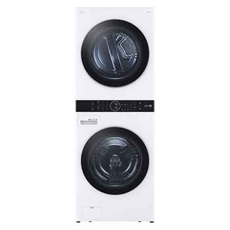 LG WashTower™ 12 Kg Yıkama 10 Kg Kurutma I Ortak Panelli Çamaşır ve Kurutma Makinesi I Beyaz Renk W4W8BVKKWHM