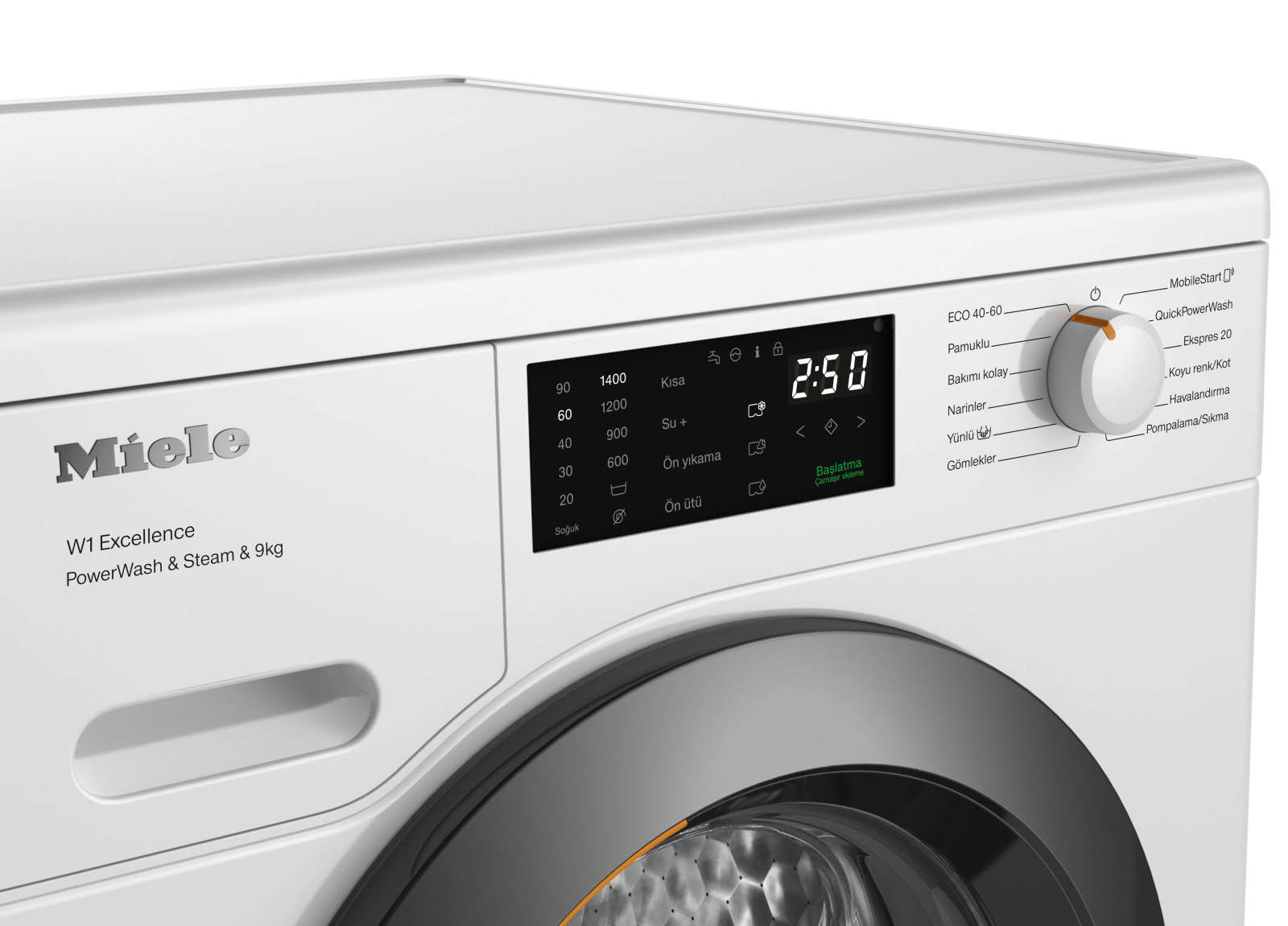 Miele WED385 WCS PWash&Steam&9kg görsel 2