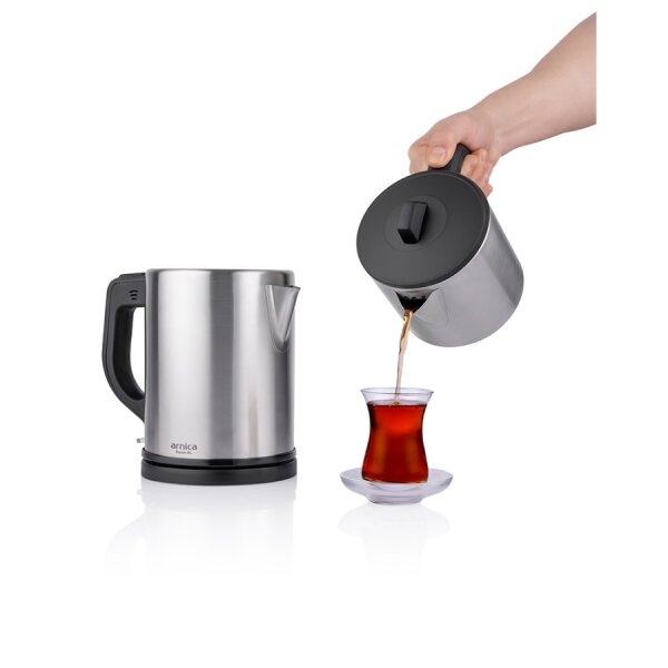 Arnica Demli XL Çay Makinesi Inox görsel 3