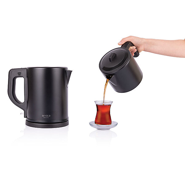 Arnica Demli XL Çay Makinesi Siyah IH33282 görsel 2