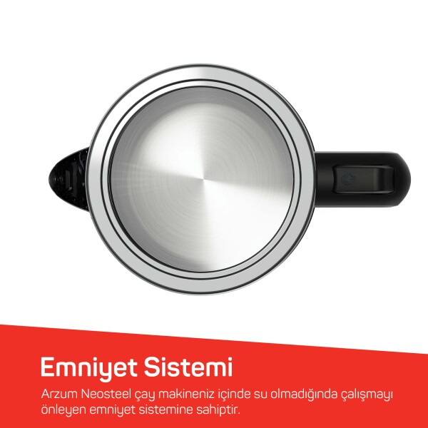 Arzum AR3158 Arzum Neosteel Inox Çay Makinesi görsel 4