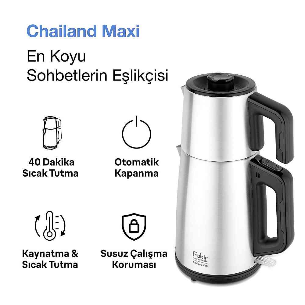 Fakir Chailand Maxi Çay Makinesi & Kettle görsel 2